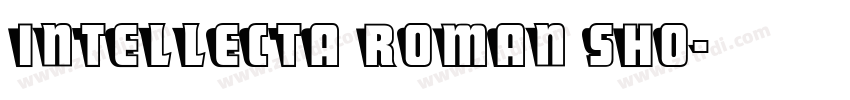 Intellecta Roman Sho字体转换